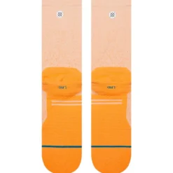 Calze Stance Perf Run Crew Light Cushion Sock Powder Split Mango