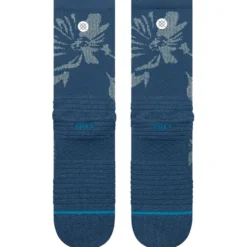 Calze Stance Perf Run Crew Mid Cushion Sock Flora Scan Deep Teal