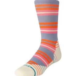 Calze Stance Perf Run Womens Crew Mid Cushion Sock Lennon Blue