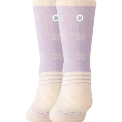 Calze Stance Perf Run Womens Crew Mid Cushion Sock Latta Lilac