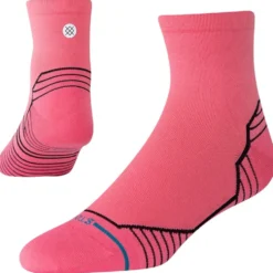 Calze Stance Perf Run Womens Quarter Ultralight Cushion Sock Variegated Pink