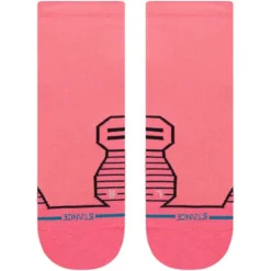 Calze Stance Perf Run Womens Quarter Ultralight Cushion Sock Variegated Pink