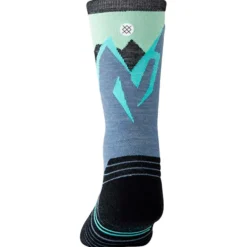 Calze Stance Perf Run Wool Crew Light Cushion Sock Icy Mountain Indigo