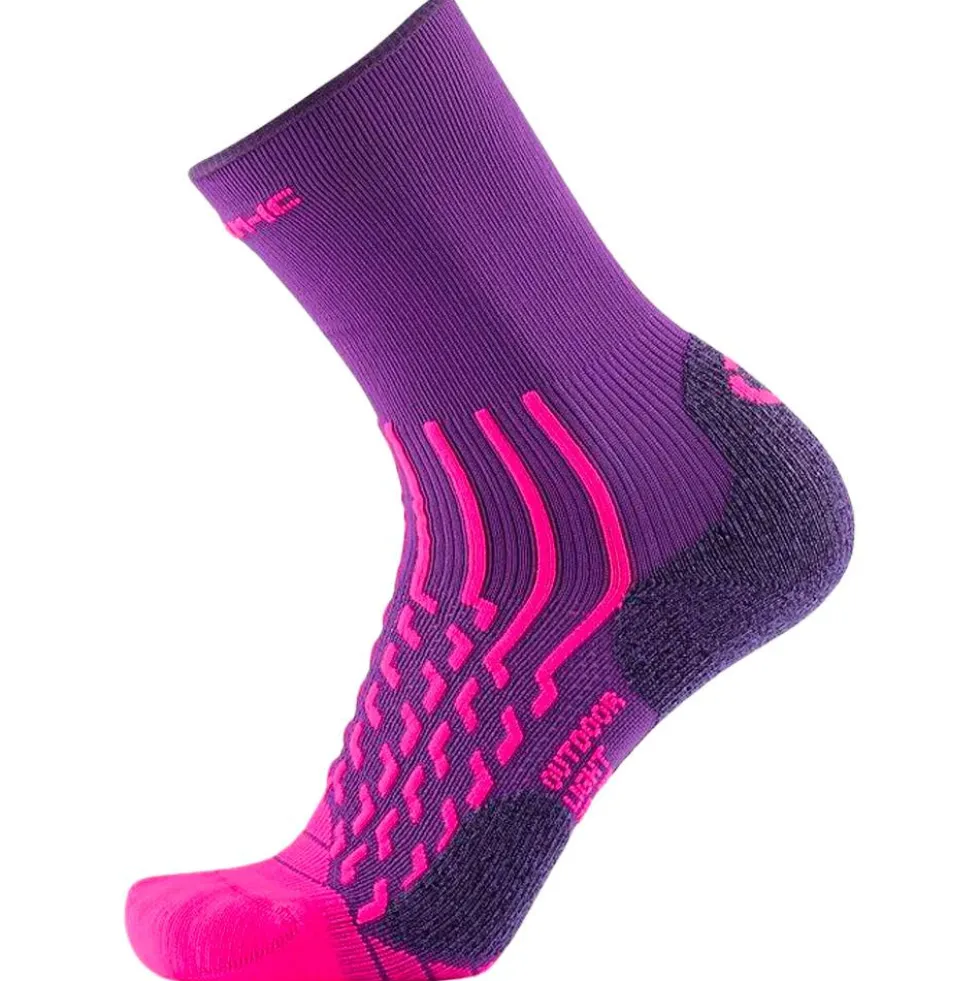 Calze Therm-Ic Outdoor Light Crew Lady Purple Magenta