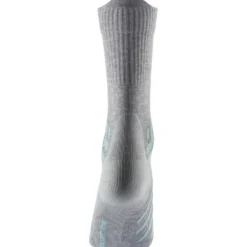 Calze Therm-Ic Trekking Cool Light Crew Lady Gris Clair Turquoise