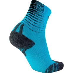 Calze Uyn Lady Run Fit Socks Blue Atoll Pearl Grey