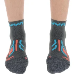 Calze Uyn Lady Trekking Approach Low Cut Grey Turquoise