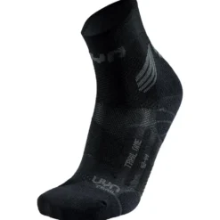 Calze Uyn Man Run Trail One Black Grey