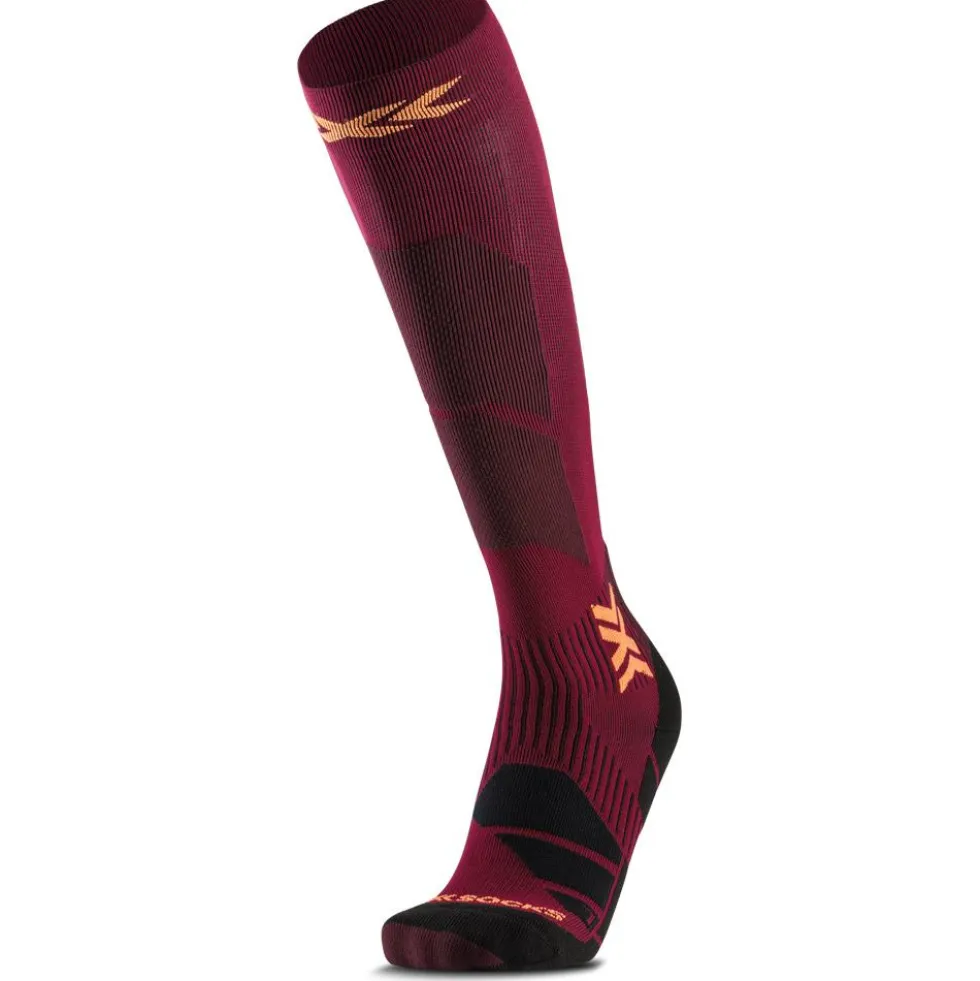 Calze X Socks Ski Perform Otc Men Dune Red Orange