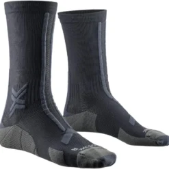 Calze X Socks Trail Run Discover Crew Black Charcoal