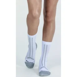 Calze X Socks Trail Run Discover Crew Arctic White Pearl Grey