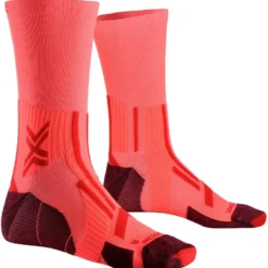 Calze X Socks Trail Run Perform Crew Fluo Red Namib Red