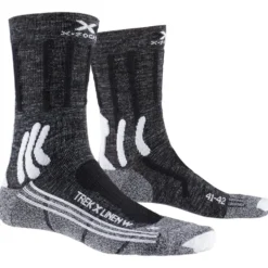 Calze X Socks Trek X Linen 4.0 Lady Dolomite Grey Melange Opal Black