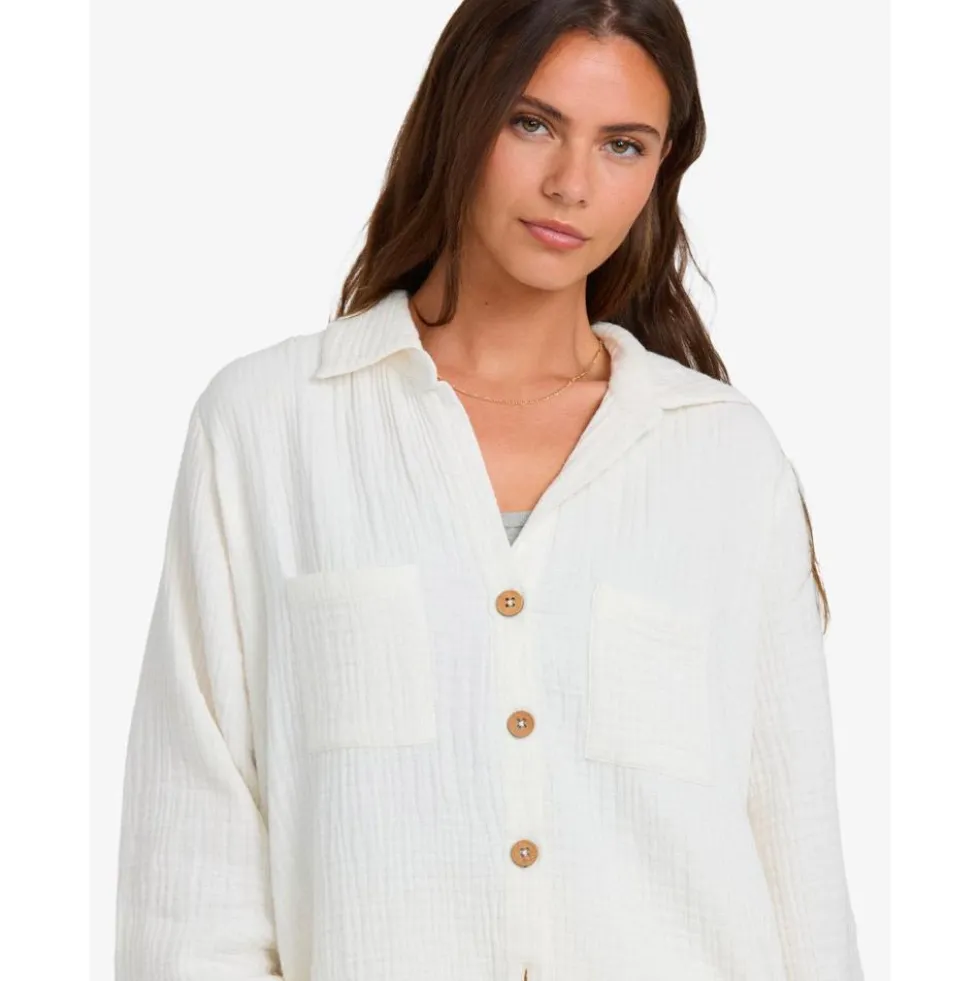 Camicia Billabong Swell Salt Crystal