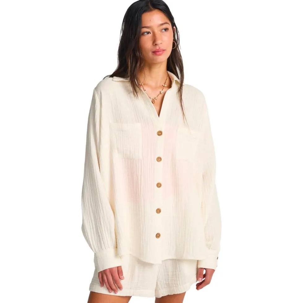 Camicia Billabong Swell Salt Crystal
