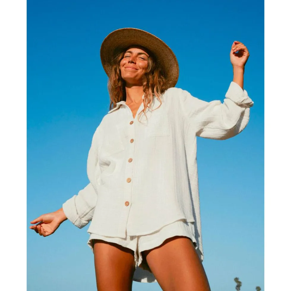Camicia Billabong Swell Salt Crystal