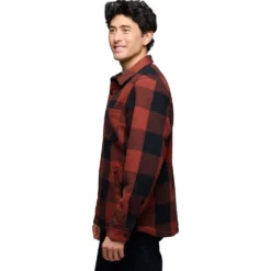 Camicia Black Diamond M Project Lined Flannel Red Black