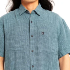 Camicia da trekking Black Diamond Scenic Route Short Sleeve Midnight Blue Glacier