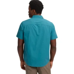 Camicia da trekking Black Diamond M Wingate Short Sleeve Shirt Creek Blue