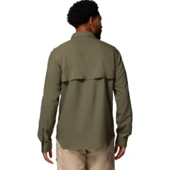 Camicia da trekking Columbia Silver Ridge Utility II Long Sleeve Stone Green