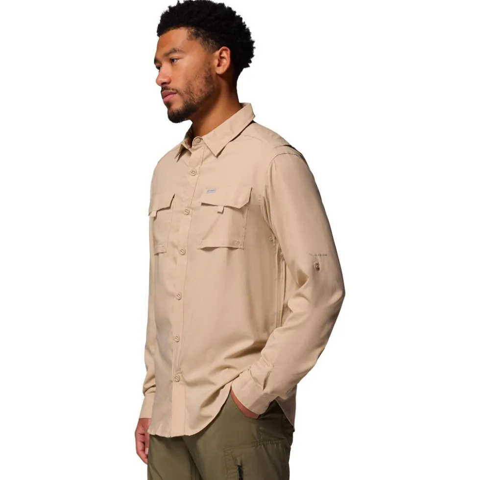 Camicia da trekking Columbia Silver Ridge Utility II Long Sleeve Ancient Fossil