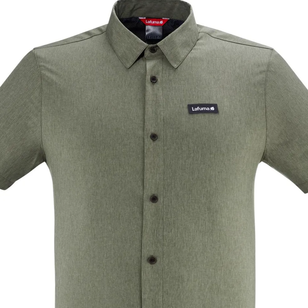 Camicia da trekking Lafuma Rive Shirt Short Sleeve M Kale Green