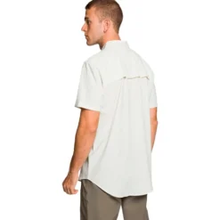 Camicia da trekking Trangoworld Esera DF White Onyx