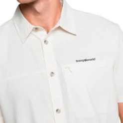 Camicia da trekking Trangoworld Esera DF White Onyx