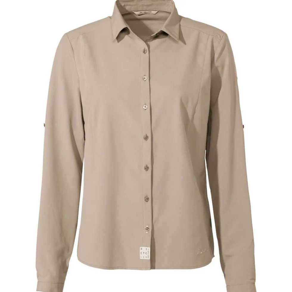 Camicia da trekking Vaude Women's Rosemoor Long Sleeve Shirt IV Linen
