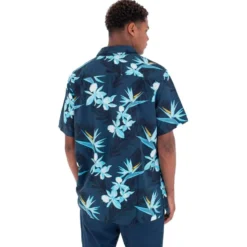 Camicia Hurley Rincon Short Sleeve Armored Navy