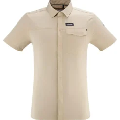 Camicia Lafuma Skim Plain Shirt Short Sleeve M Straw