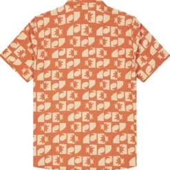 Camicia Picture Mataikona Short Sleeve Shirt Sunset Waves Print