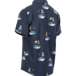 Camicia Vissla Tres Palmas Eco Short Sleeve Shirt Phantom