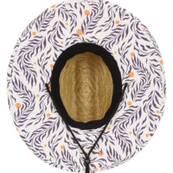 Cap After Essentials Straw Hat Spring Leaves