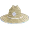 Cap Hurley Women Diamond Straw Hat Canvas