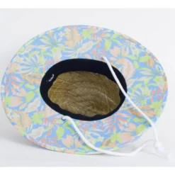 Cap Hurley Women Diamond Straw Hat Canvas