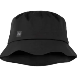 Cappelli da pescatore Buff Rain Bucket Hat Solid Black