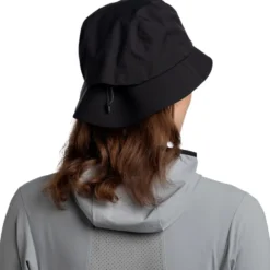 Cappelli da pescatore Buff Rain Bucket Hat Solid Black