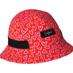 Cappelli da pescatore Curlynak Bob Running Red Heart