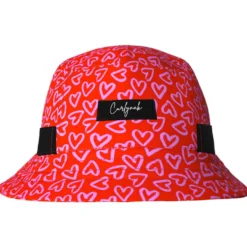 Cappelli da pescatore Curlynak Bob Running Red Heart