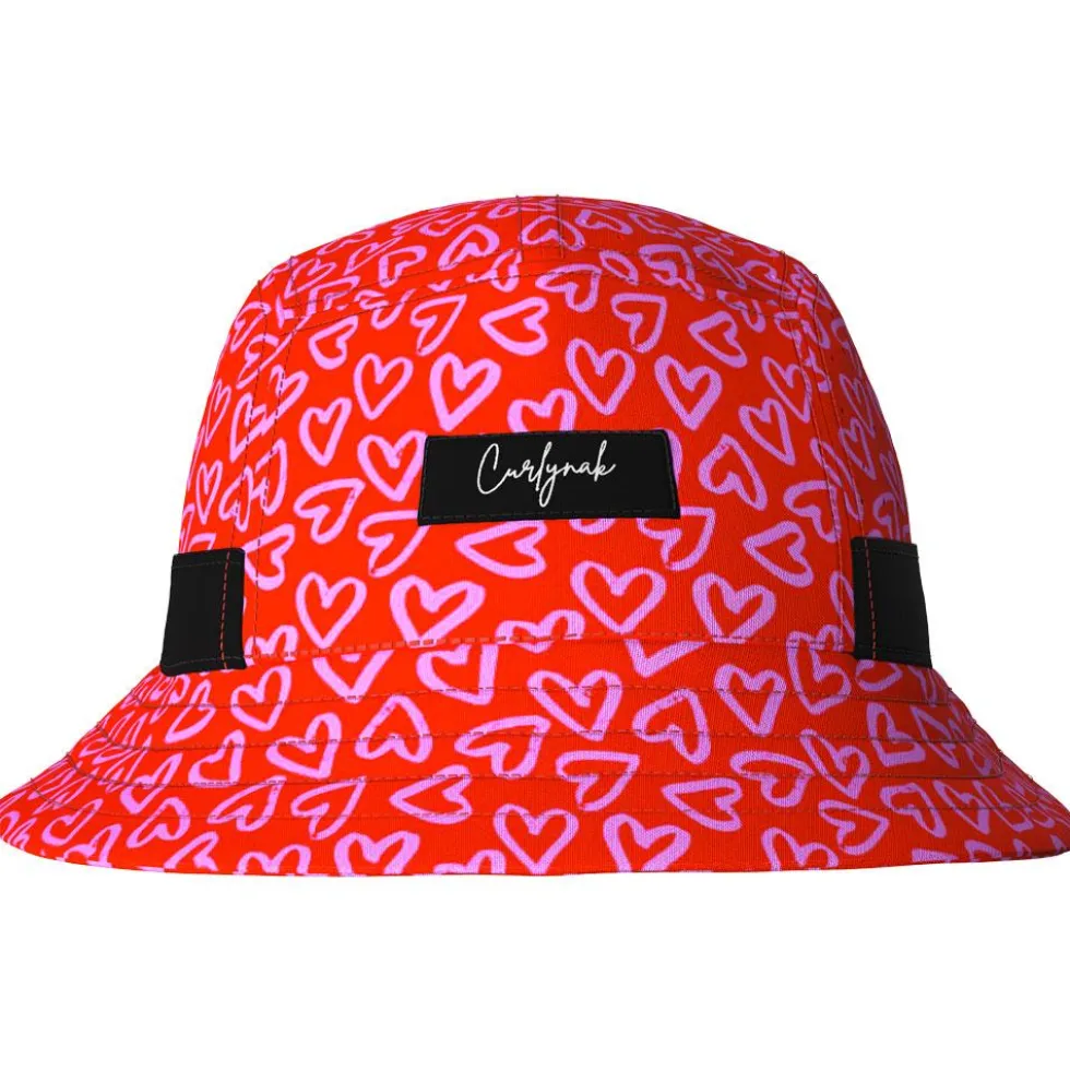Cappelli da pescatore Curlynak Bob Running Red Heart