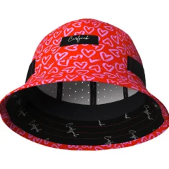 Cappelli da pescatore Curlynak Bob Running Red Heart