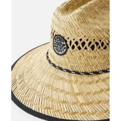 Cap Rip Curl Logo Straw Hat Natural