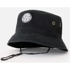Cap Rip Curl Wetty Icon Bucket Hat Black