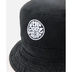 Cap Rip Curl Wetty Icon Bucket Hat Black
