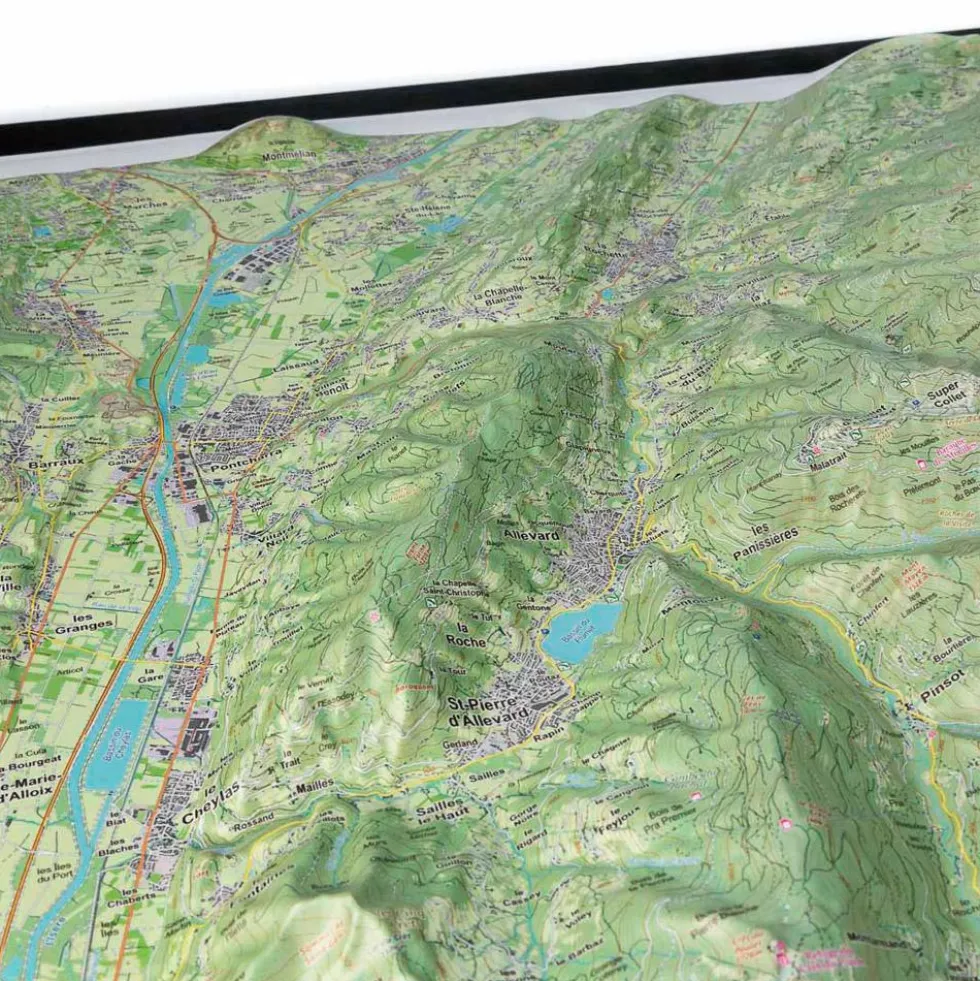 Carte 3D Deniveles Belledonne Nord