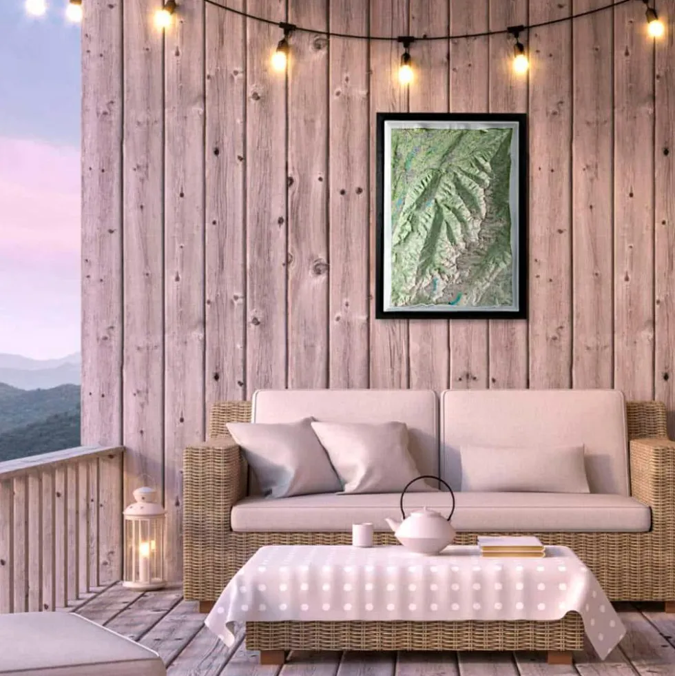 Carte 3D Deniveles Belledonne Nord