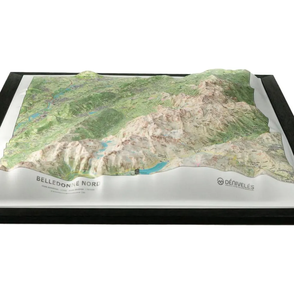 Carte 3D Deniveles Belledonne Nord