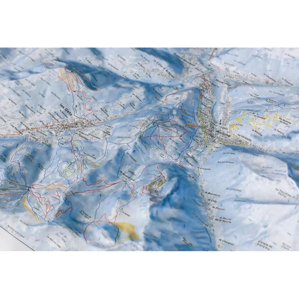 Carte 3D Deniveles Carte Des Pistes Portes Du Soleil Les Gets – Morzine – Avoriaz