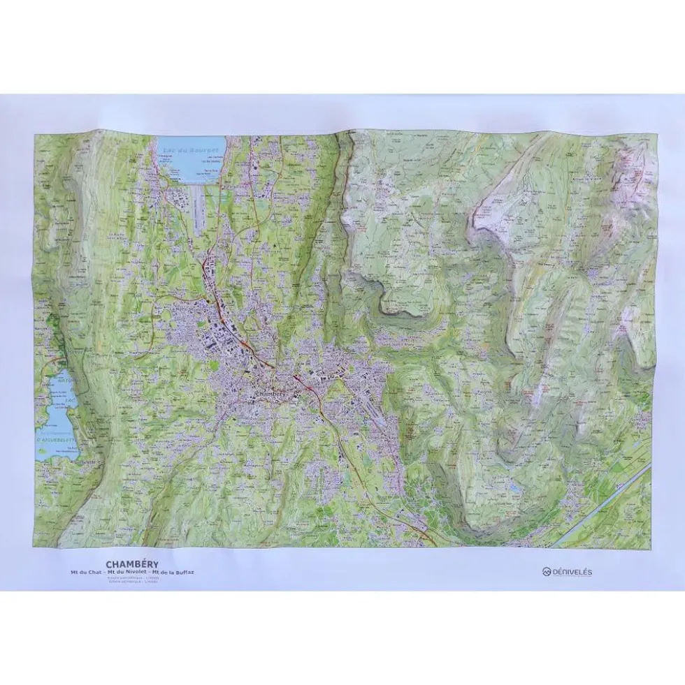 Carte 3D Deniveles Chambery